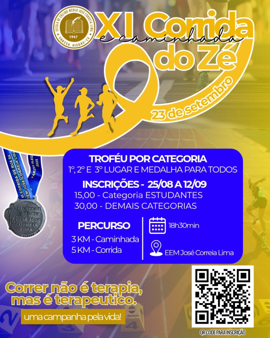 XI Corrida e Caminhada do Zé, um evento esportivo que vai muito além da competição